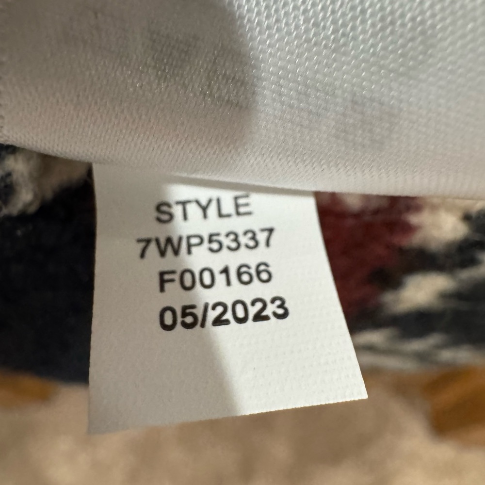 Lucky Brand Southwestern Aztec Open Cardigan NWT L - Picture 6 of 10